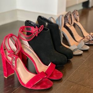 (Size 9) 4 Pack- Dolce Vita, Target, Steve Madden